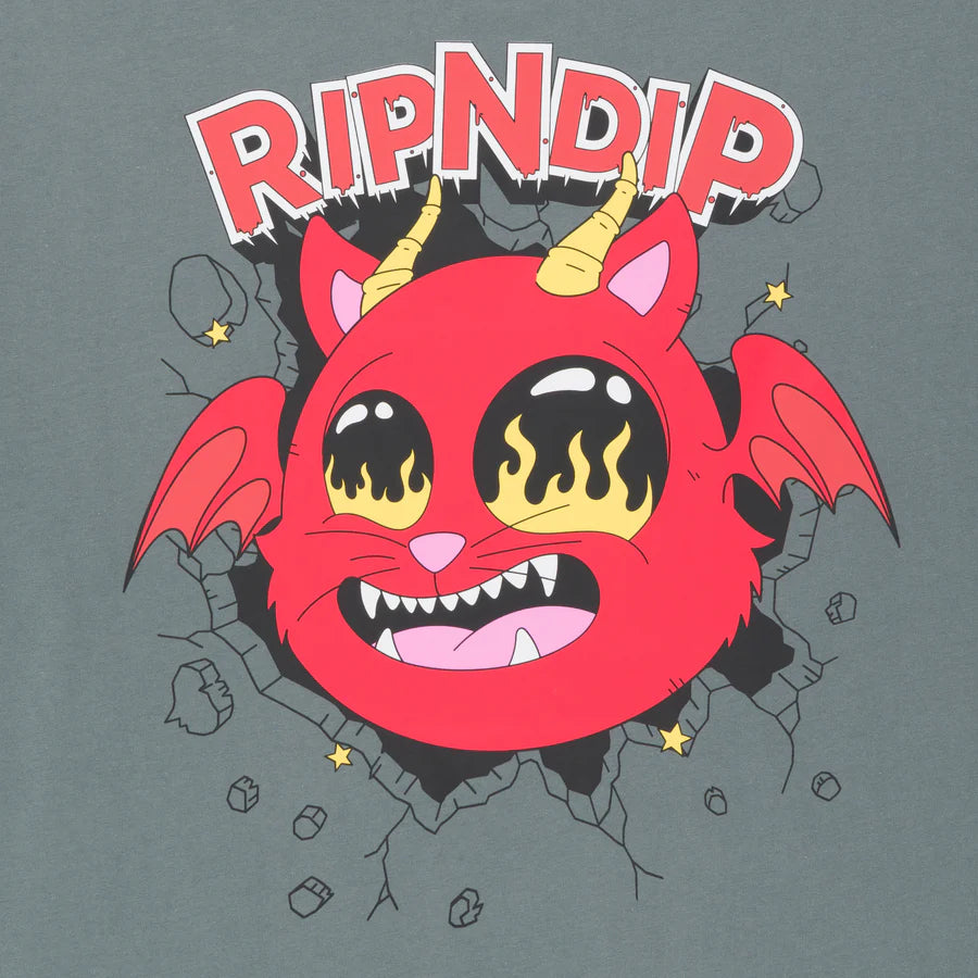 PLAYERA DEVIL MONSTER (CHARCOAL)