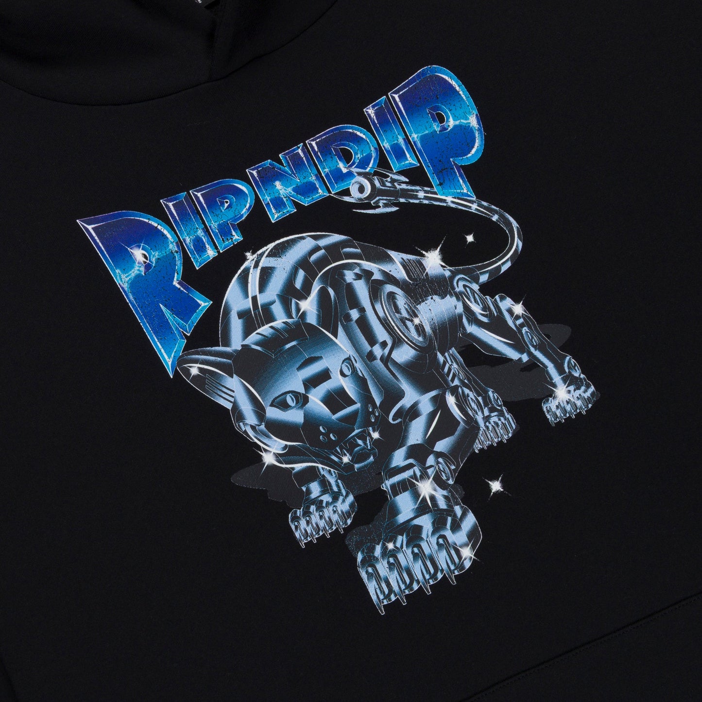 HOODIE CYBORG (BLACK WASH)