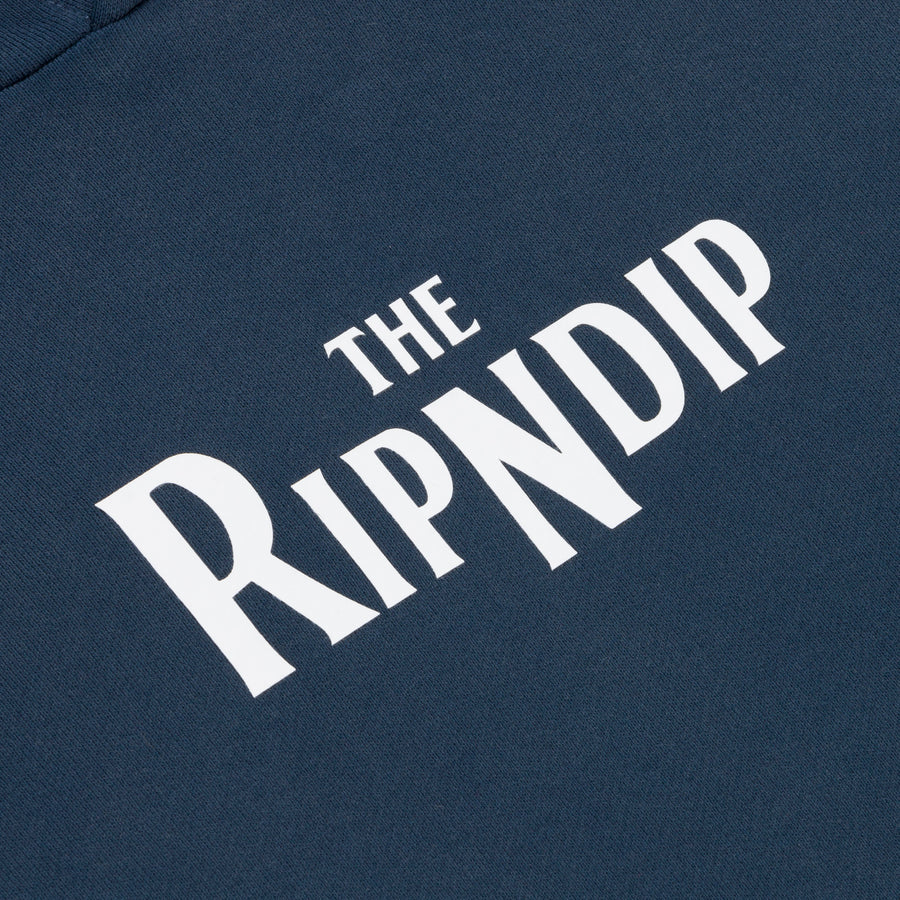 HOODIE CROSSWALK (NAVY VINTAGE WASH)