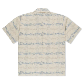 PLAYERA CON CREMALLERA CON CABLE CRUZADO (BLANCA)