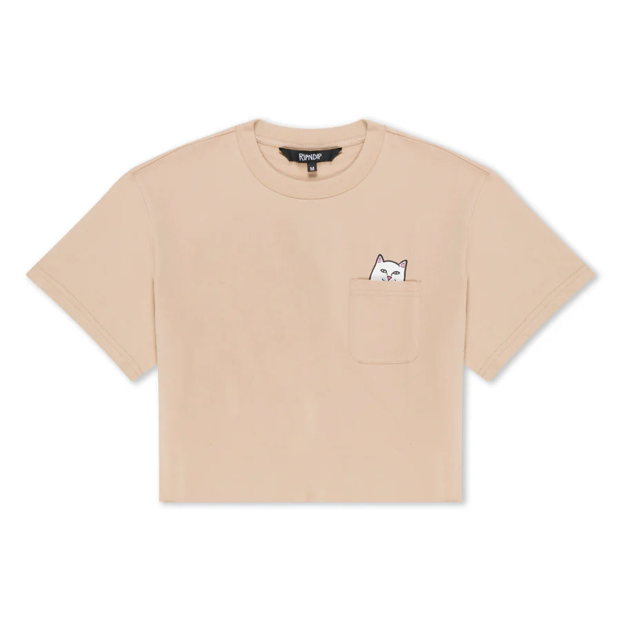 BLUSA LORD NERMAL CROPPED BABY POCKET (ALMOND)