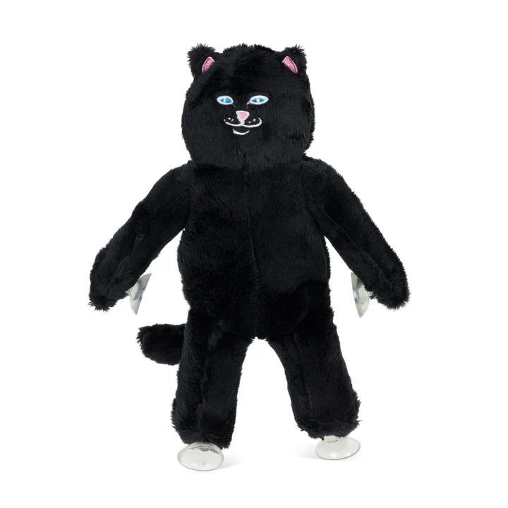 MUÑECO DE PELUCHE JERM PARA VENTANAS (NEGRO)