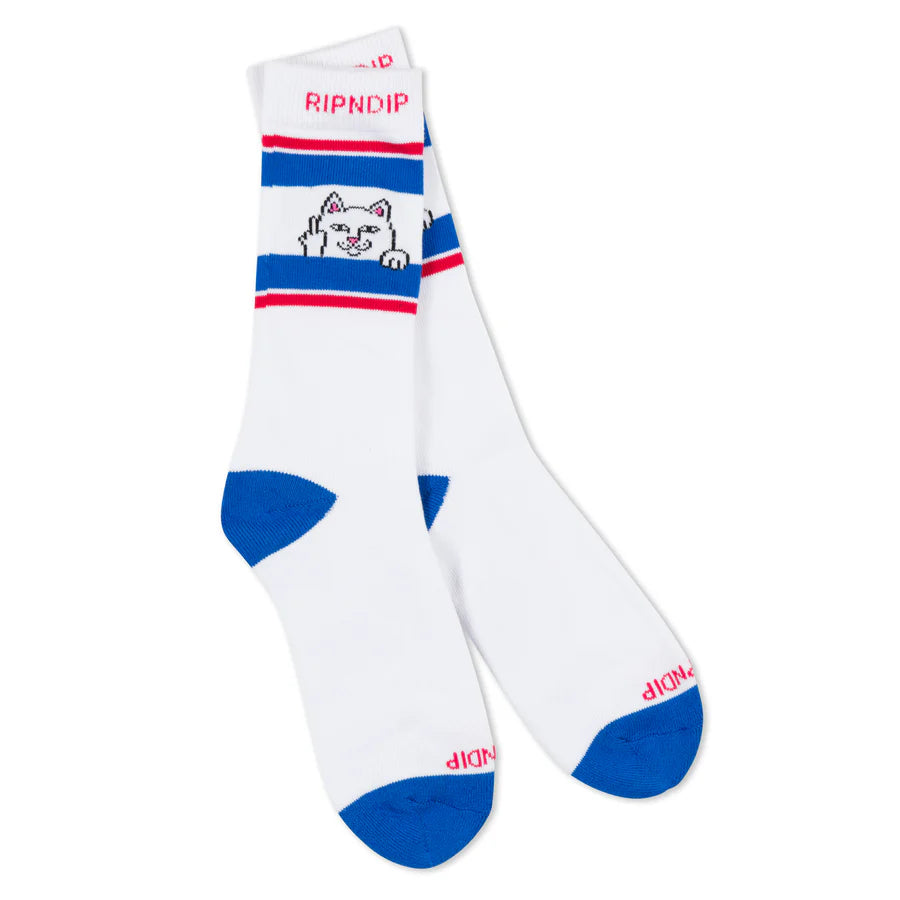 CALCETINES PEEKING NERMAL (BLANCO)