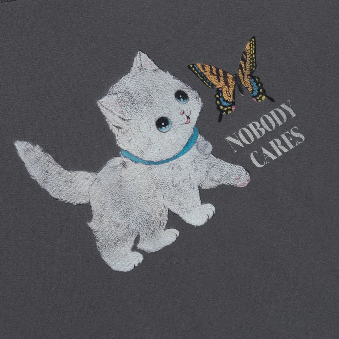 PLAYERA NOBODY CARES (CHARCOAL)