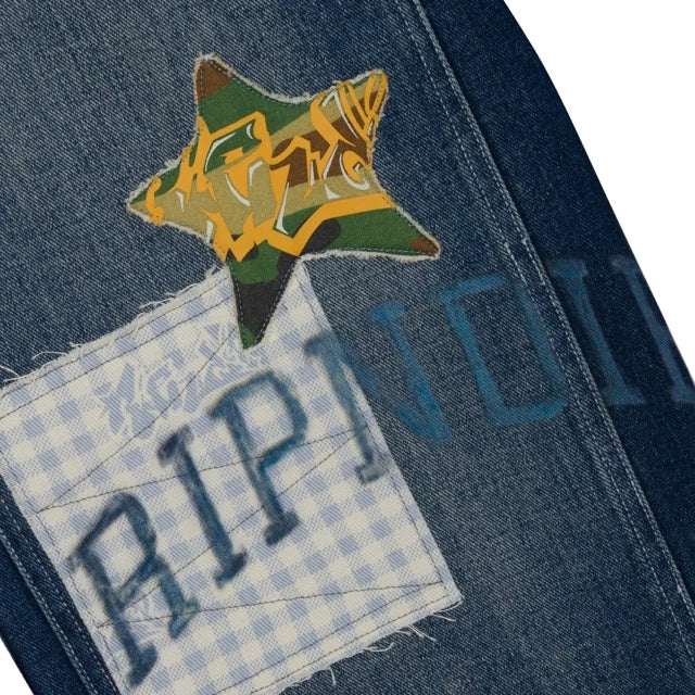 PANTALON SKYLINE WIDE FIT CARPENTER (LIGHT WASH DENIM)