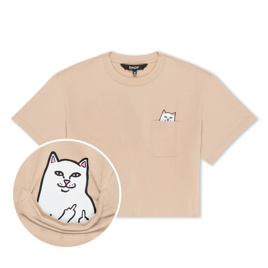 BLUSA LORD NERMAL CROPPED BABY POCKET (ALMOND)