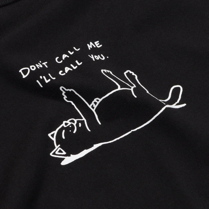 BLUSA DON'T CALL ME CROPPED BABY (NEGRO)