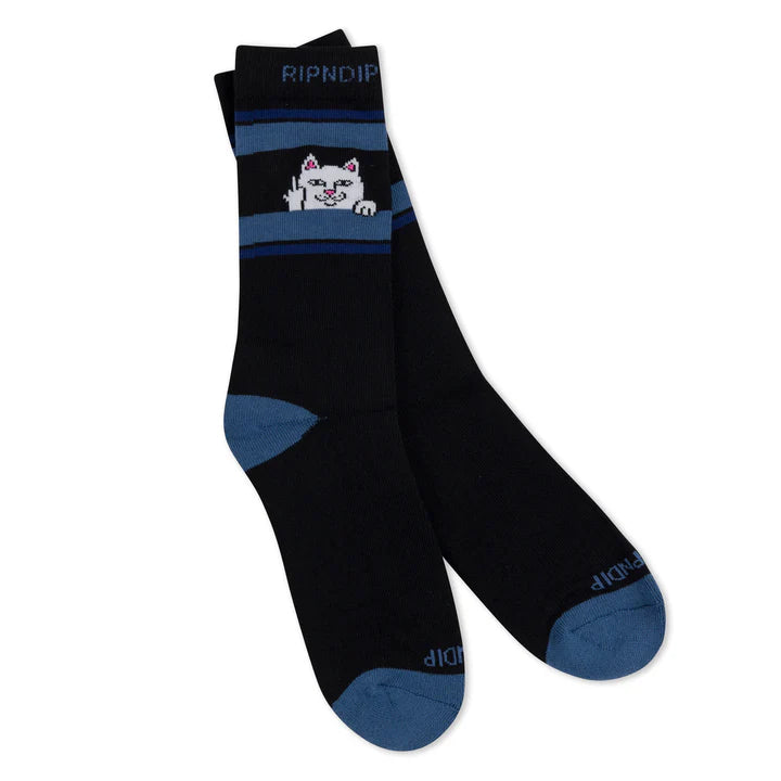 CALCETINES PEEKING NERMAL (BLACK/SLATE)