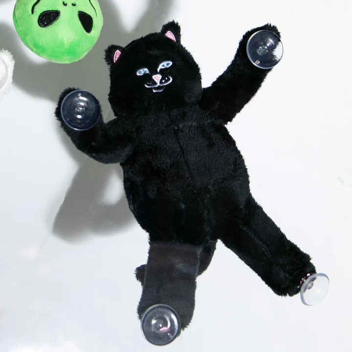 MUÑECO DE PELUCHE JERM PARA VENTANAS (NEGRO)