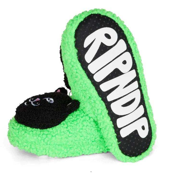 Pantuflas LORD JERMAL PLUSH FACE HOUSE (GREEN)