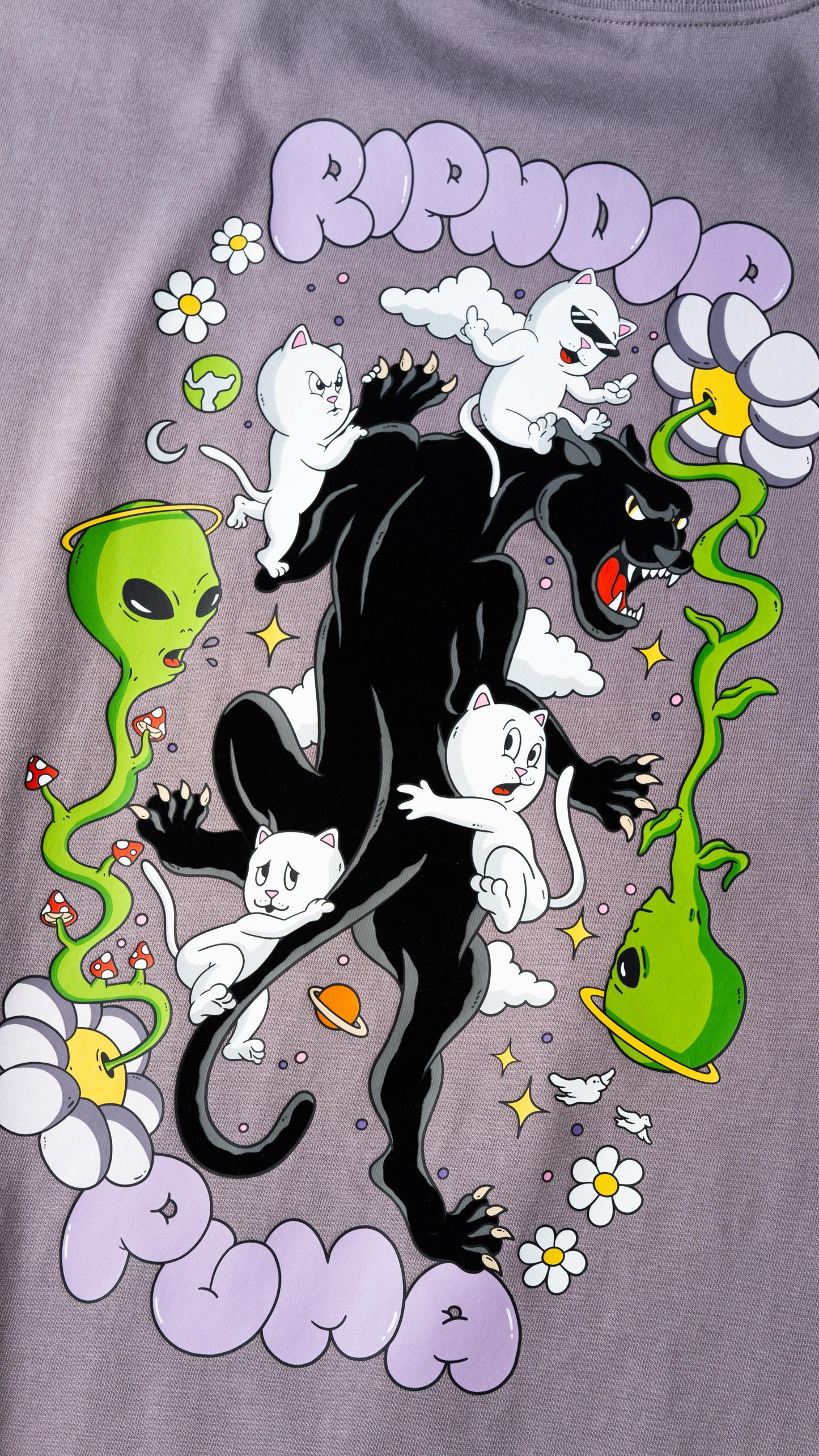 TEE RIPNDIP X PUMA BOXY GRAPHIC “PLUM JAM” (Morado)