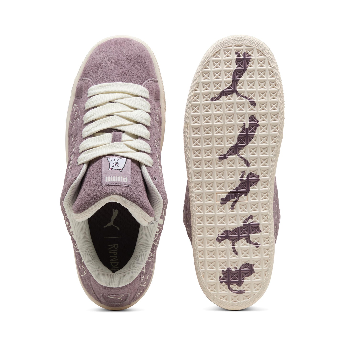 ZAPATOS RIPNDIP X PUMA “SUEDE XL” (Morado)
