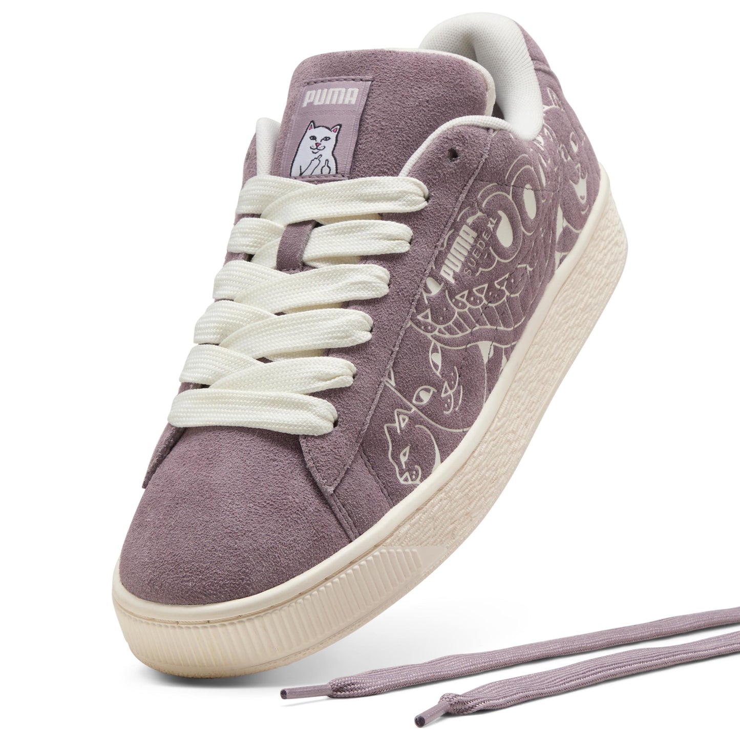 ZAPATOS RIPNDIP X PUMA “SUEDE XL” (Morado)