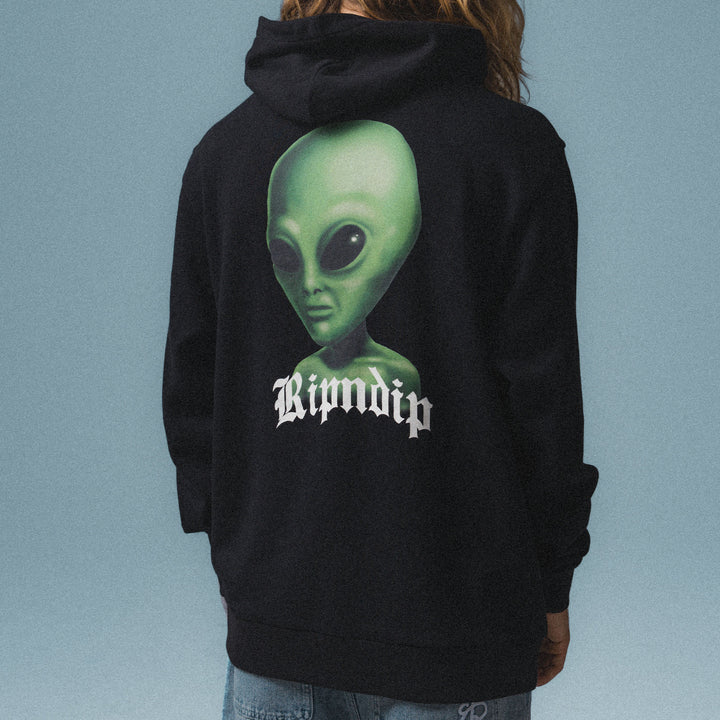WE COME IN PEACE HOODIE (NEGRO)