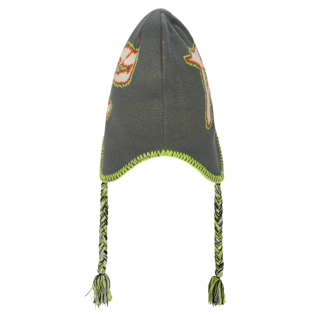 PACIFIC BEACH PERUVIAN BEANIE (CHARCOAL)