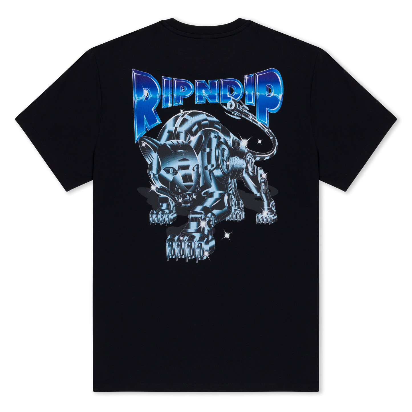PLAYERA CYBORG (NEGRO WASH)