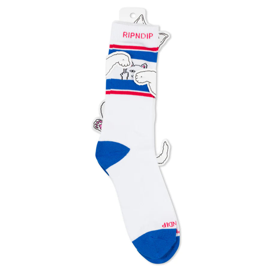 CALCETINES PEEKING NERMAL (BLANCO)