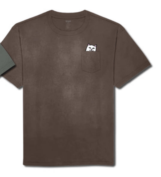 PLAYERA LORD NERMAL POCKET (CAFE VINTAGE WASH)