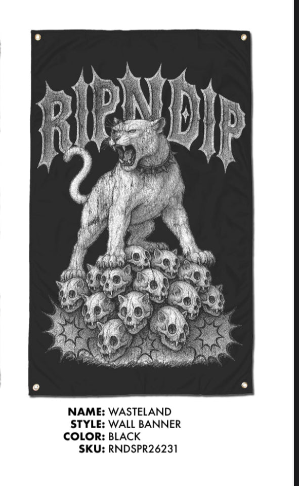 ESTANDARTE DE PARED DE TIERRAS RESIDUALES (NEGRO)