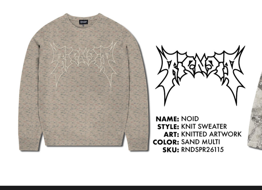 SUÉTER DE PUNTO NOID (ARENA)