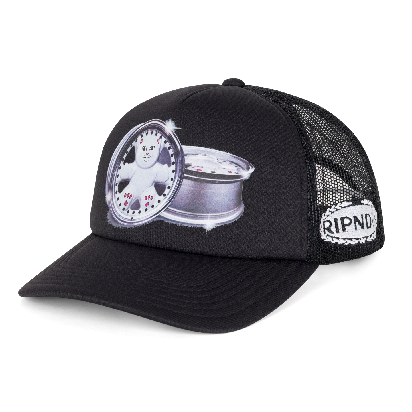 GORRA NERM WHEELS TRUCKER (NEGRO)