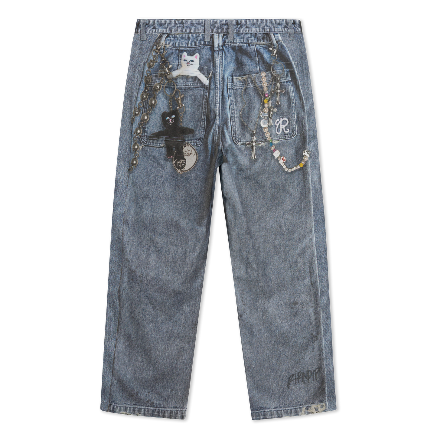 PANTALON REAL WIDE LEG DENIM (LIGHT WASH)