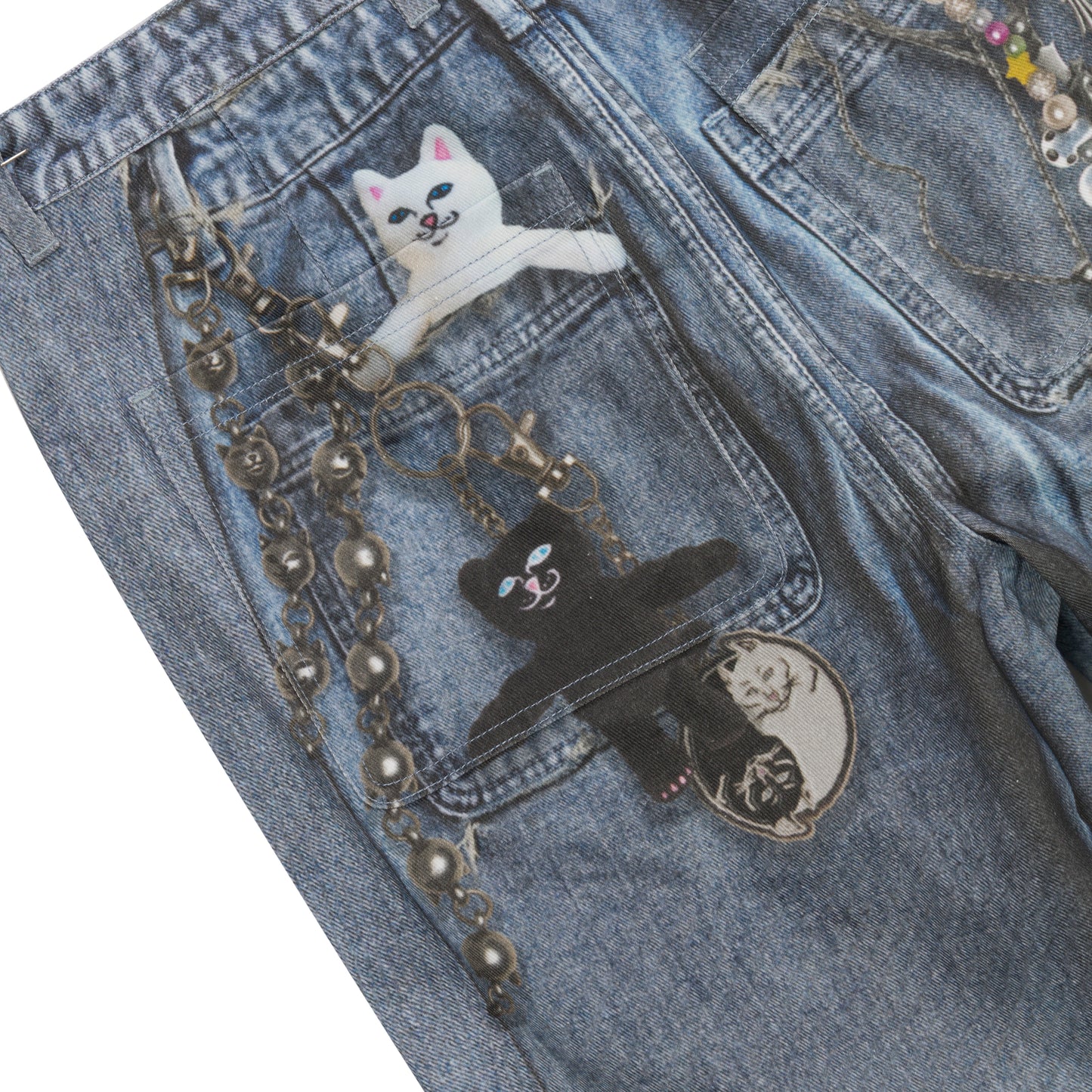 PANTALON REAL WIDE LEG DENIM (LIGHT WASH)