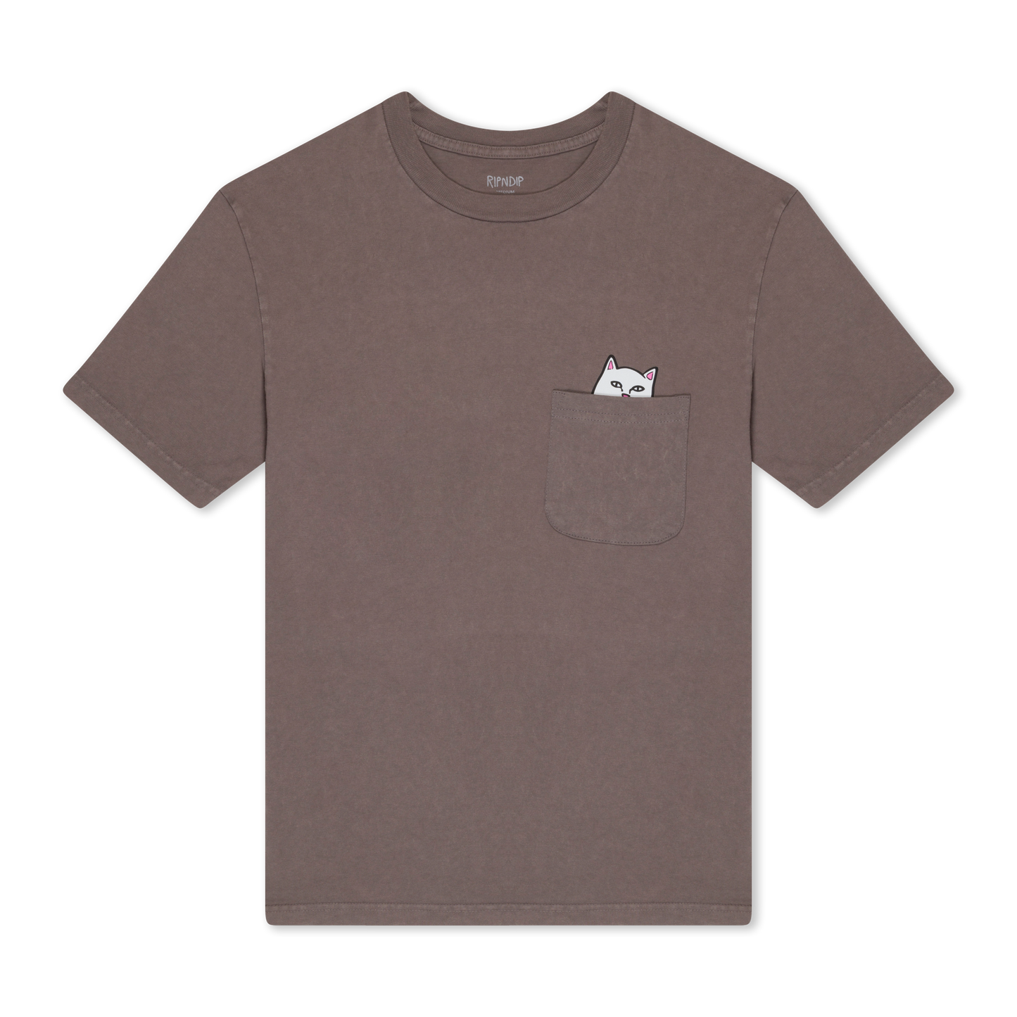 PLAYERA LORD NERMAL POCKET (TAN MINERAL WASH )