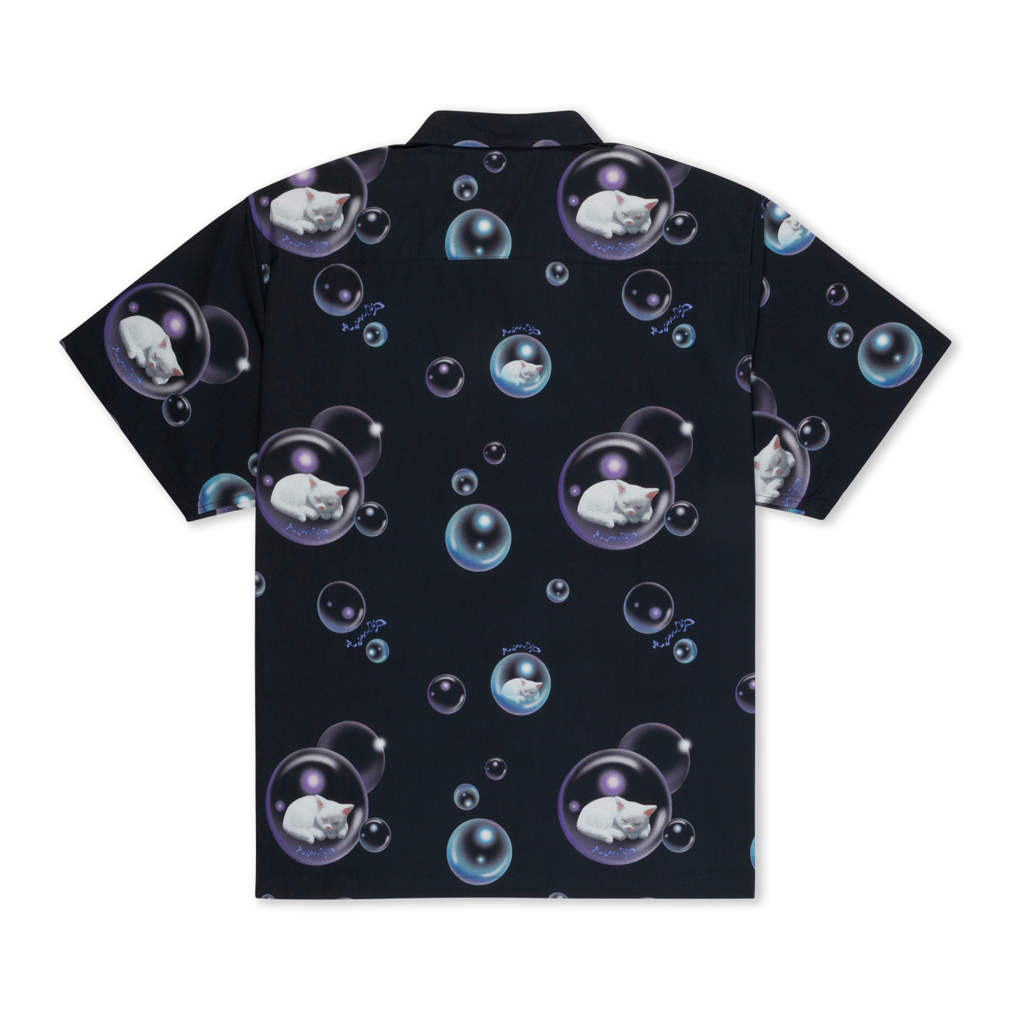 CAMISADE BOTONES BUBBLES (NEGRO)