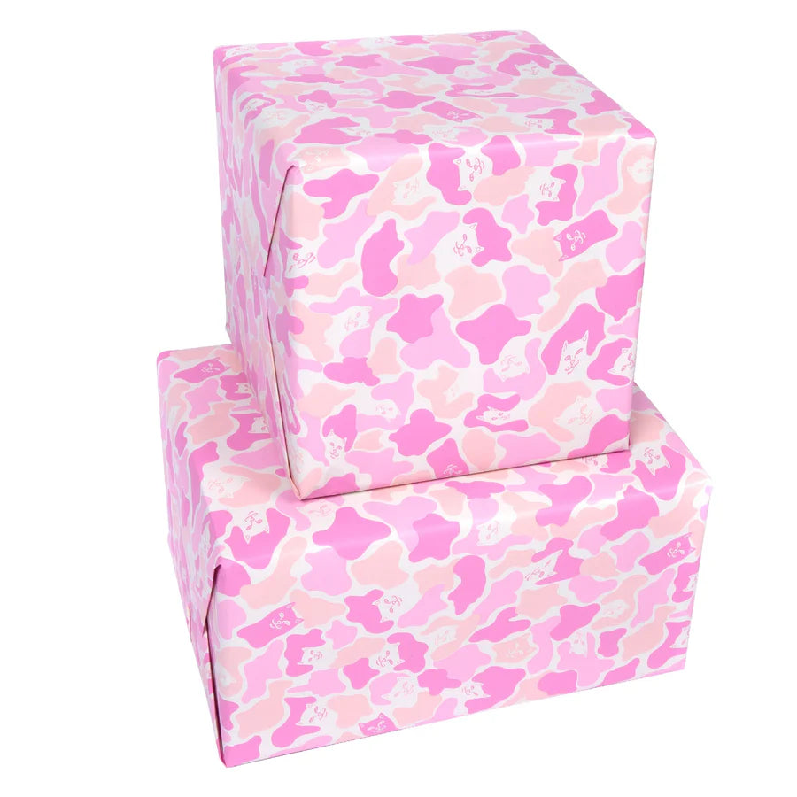 PAPEL DE REGALO NERMAL CAMO (ROSA CAMO)
