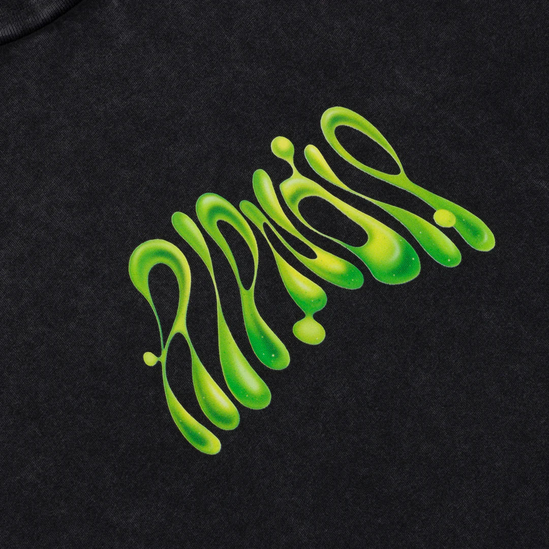PLAYERA LAVA LAMP (BLACK VINTAGE WASH)
