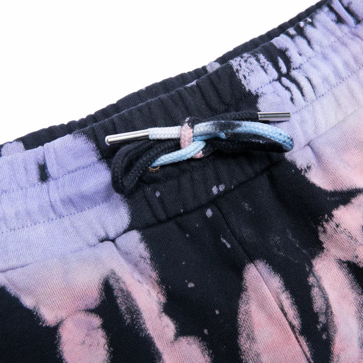Pantaloneta (BLACK/PEACH/PURPLE TIE DYE)