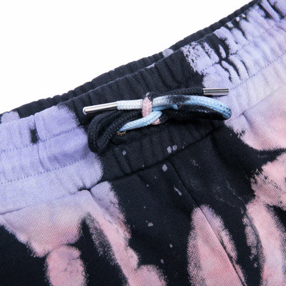 Pantaloneta (BLACK/PEACH/PURPLE TIE DYE)