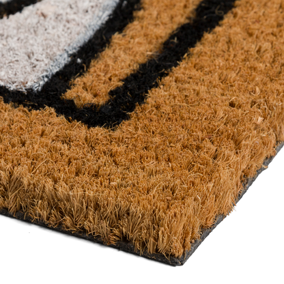 ALFOMBRA GO AWAY DOOR MAT (BROWN)