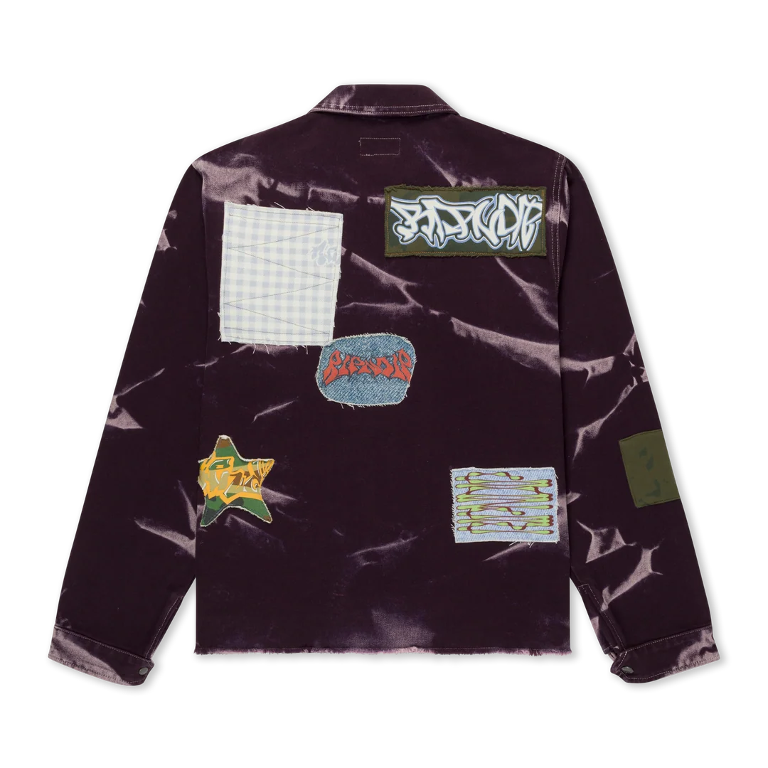 JACKET SKYLINE WORK (DARK PLUM WASH)