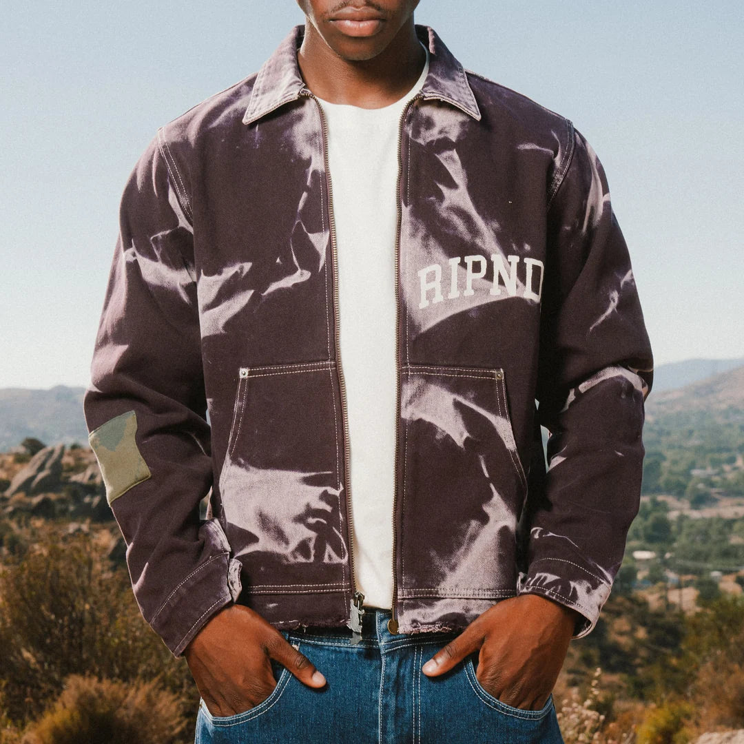 JACKET SKYLINE WORK (DARK PLUM WASH)