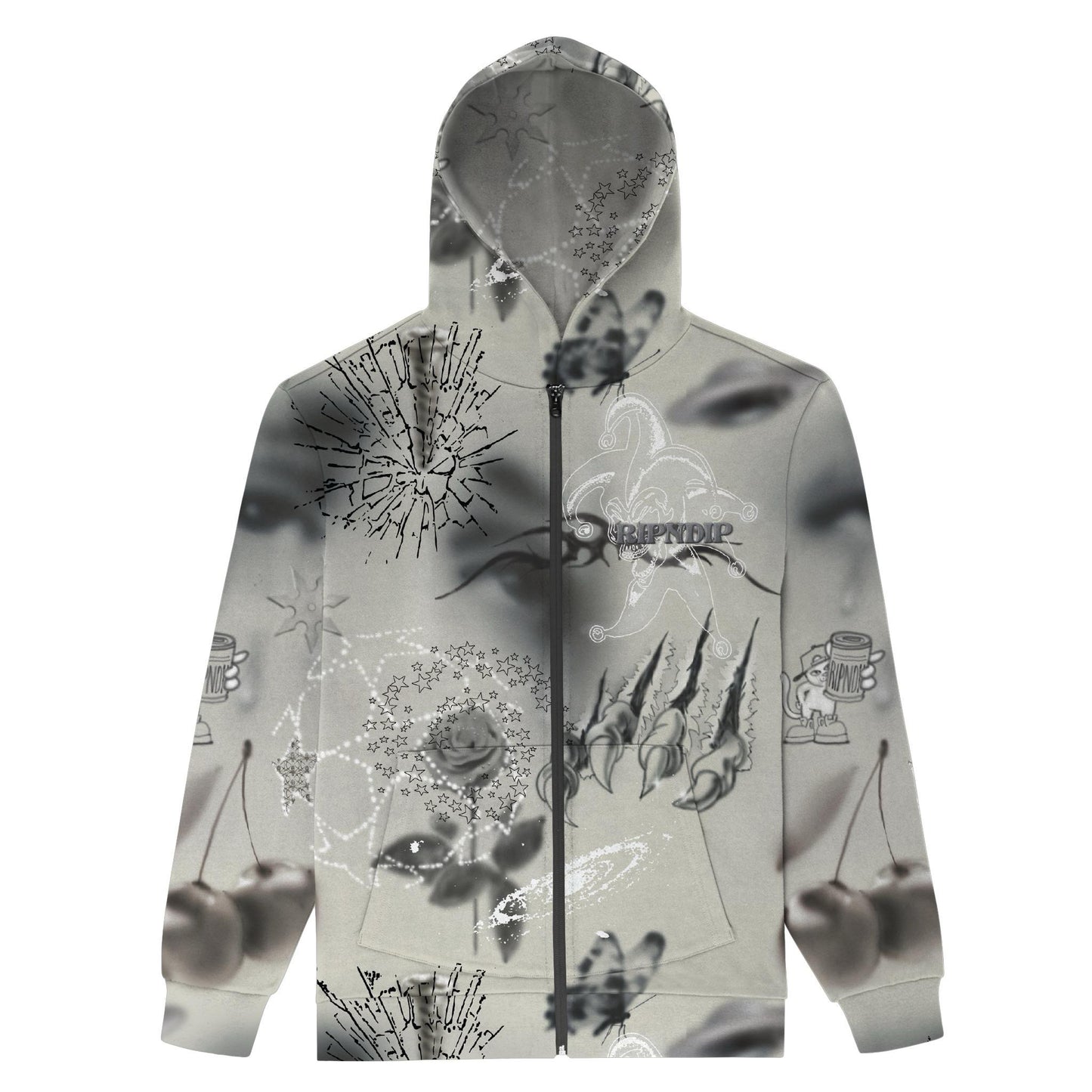 HOODIE DE ZÍPER STARGAZING (OFF WHITE)