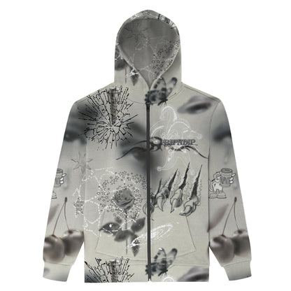 HOODIE DE ZÍPER STARGAZING (OFF WHITE)