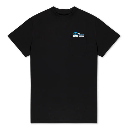 PLAYERA CHEECH AND NERM POCKET (NEGRO)