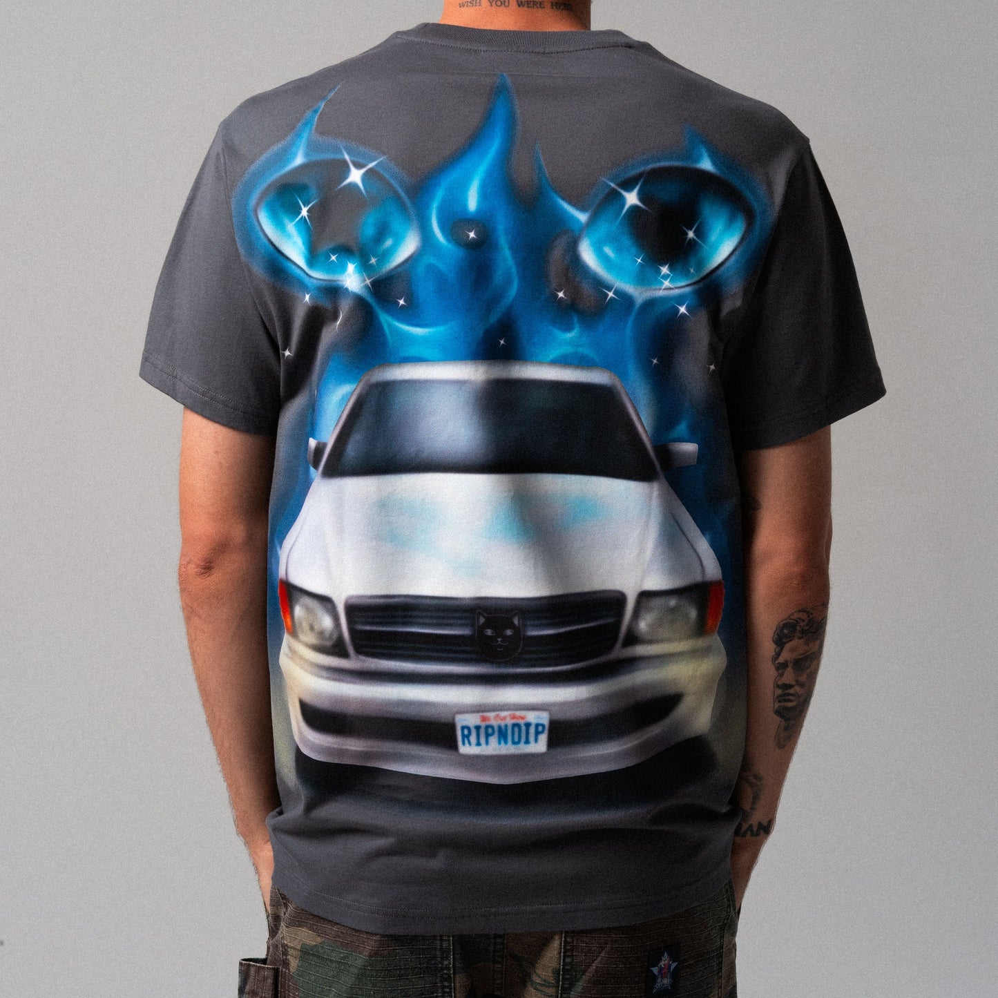 PLAYERA RIDE OR DIE (CHARCOAL)