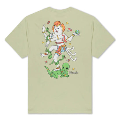 PLAYERA ALIEN WHISPERER (LIGHT MOSS)