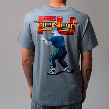 PLAYERA FIGHT (DUSTY SLATE)