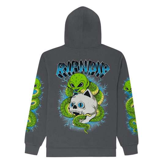HOODIE SKULL AND BONES (CHARCOAL)