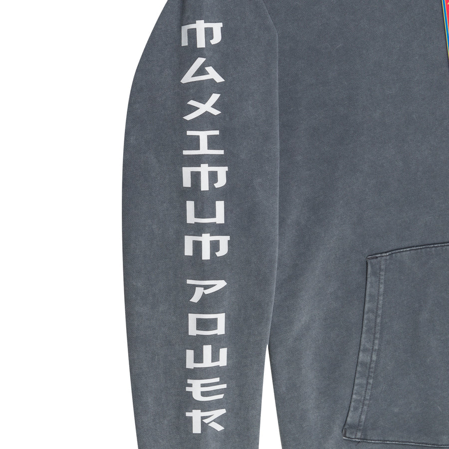 HOODIE NERMS CANS (CHARCOAL VINTAGE WASH)