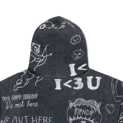 HOODIE NERMAL DOMINATION (NEGRO VINTAGE)