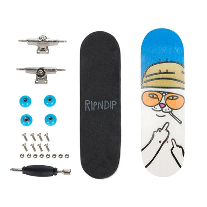 NERMAL S THOMPSON MINI SKATEBOARD DEDOS (Azul)