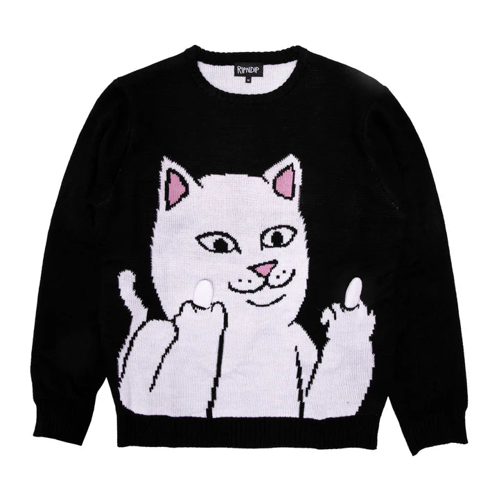 SUÉTER LORD NERMAL FLIPPY KNITTY (Negro)
