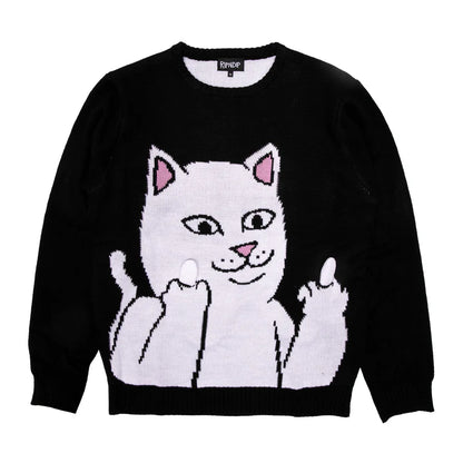 SUÉTER LORD NERMAL FLIPPY KNITTY (Negro)