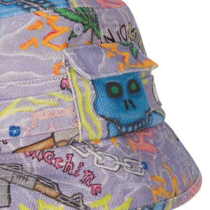 BORN TO LOVE BOONIE HAT (CORNFLOWER)