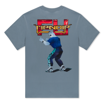 PLAYERA FIGHT (DUSTY SLATE)
